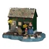 Kerstdorp Schuur Zaans 18 x 12 x 12 cm