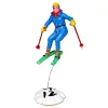 Kerstdorp ski in de lucht 7cm