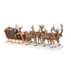 Kerstdorp Slee met rendieren 21 x 6 x 8 cm
