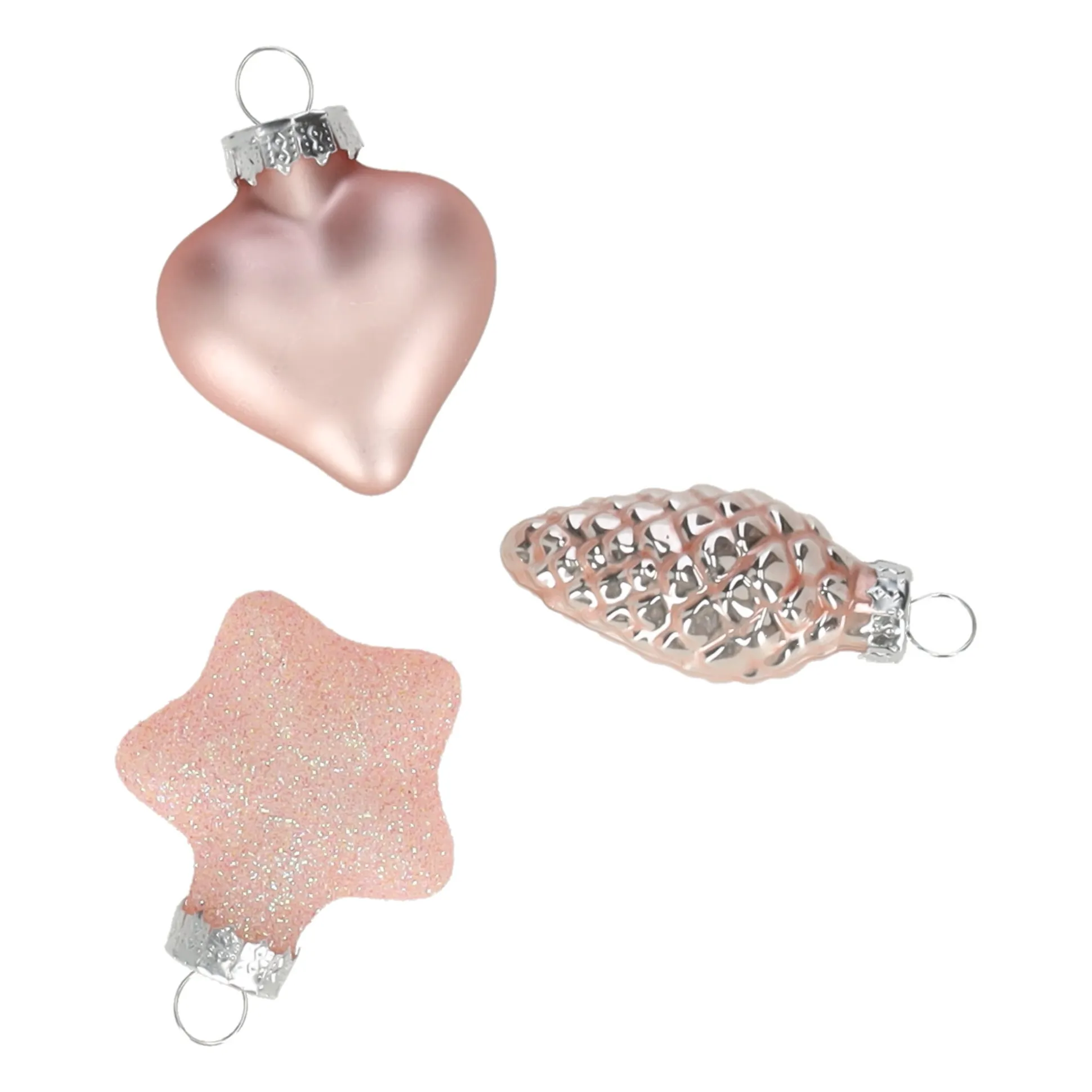 Kersthanger mix 12st. roze