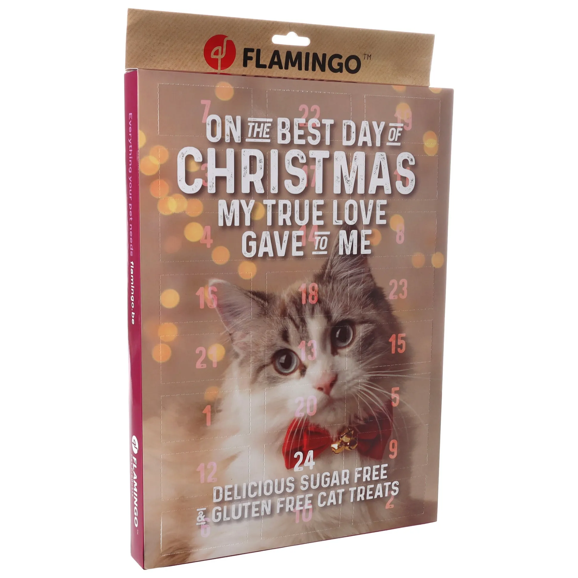 Kerstkalender Chick'n snack kat 24st.