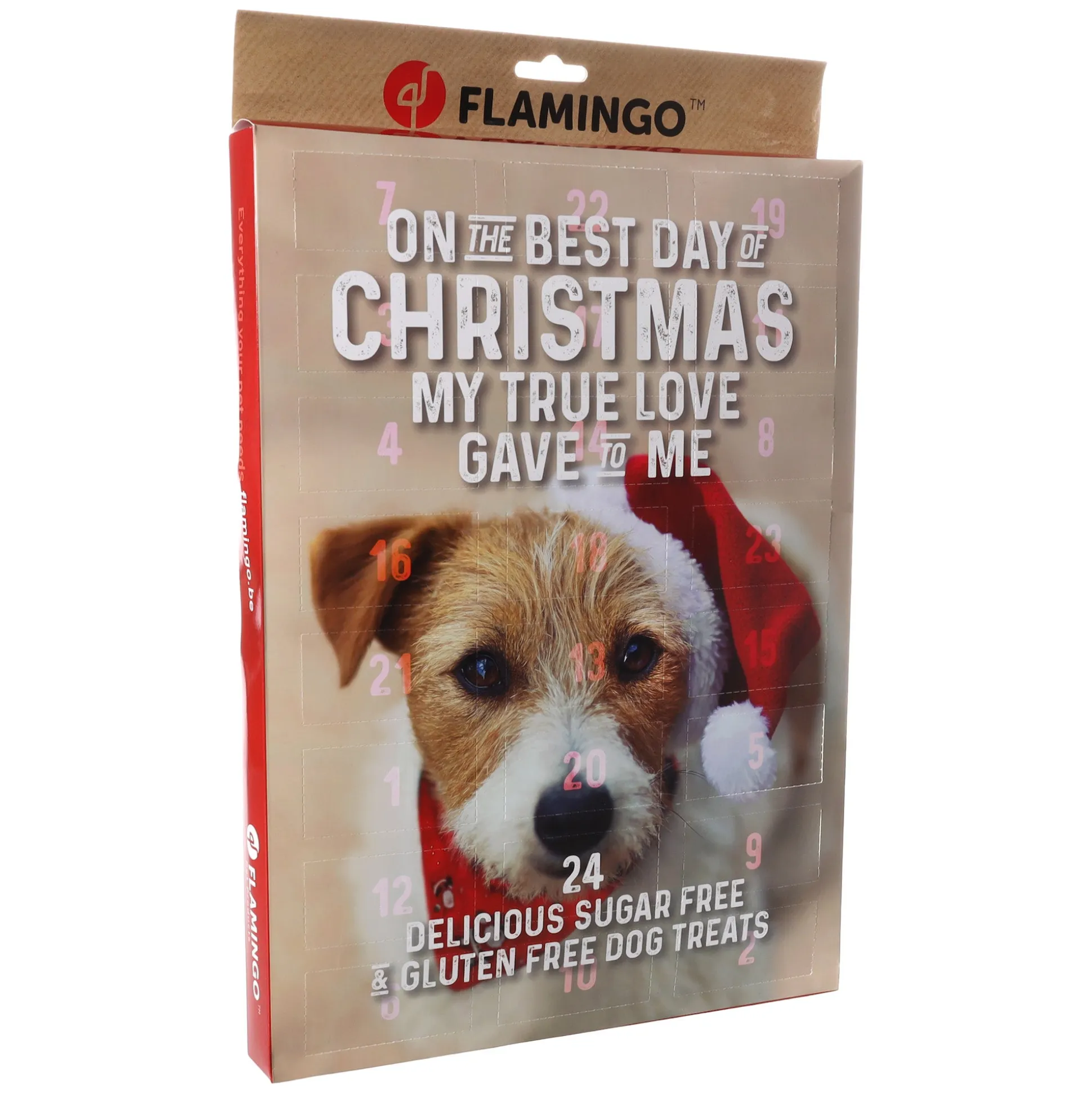 Kerstkalender Chick'n snack hond 24st.