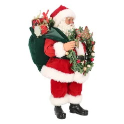 Kerstman 28 cm krans