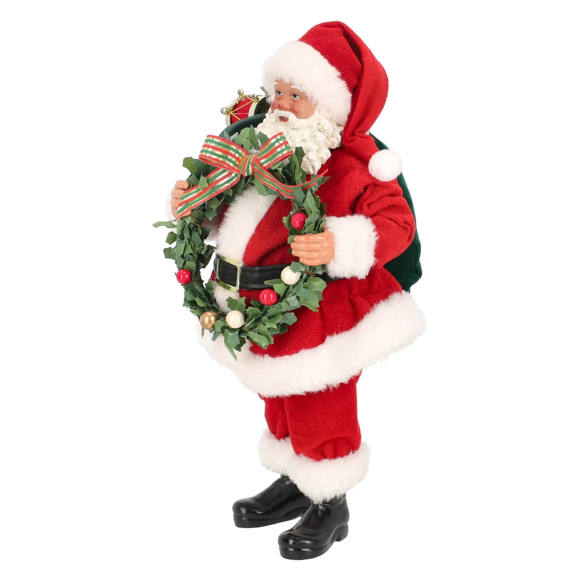 Kerstman 28 cm krans