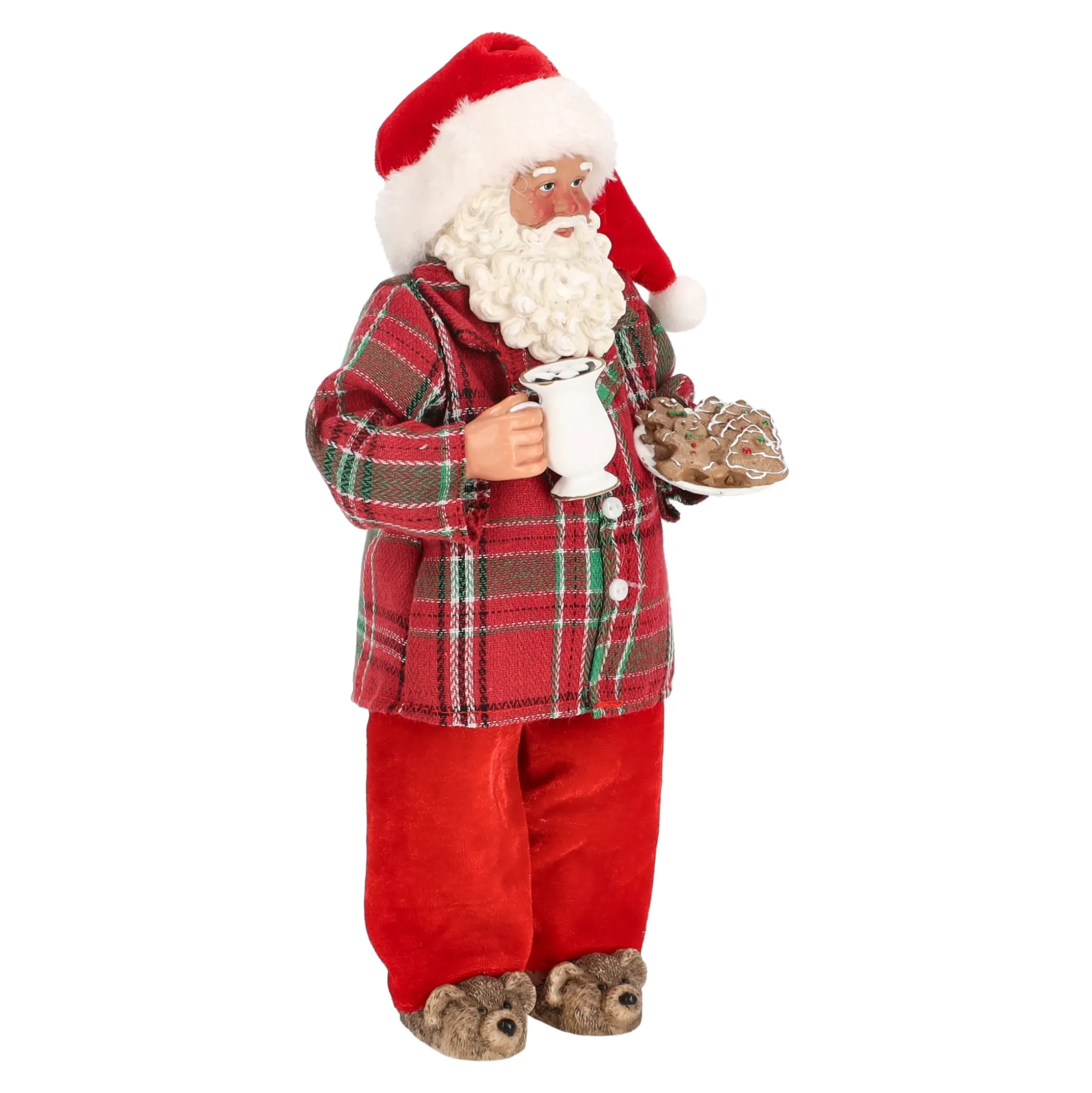 Kerstman 28 cm pyjama