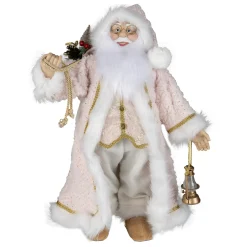 Kerstman 30cm sweet pink