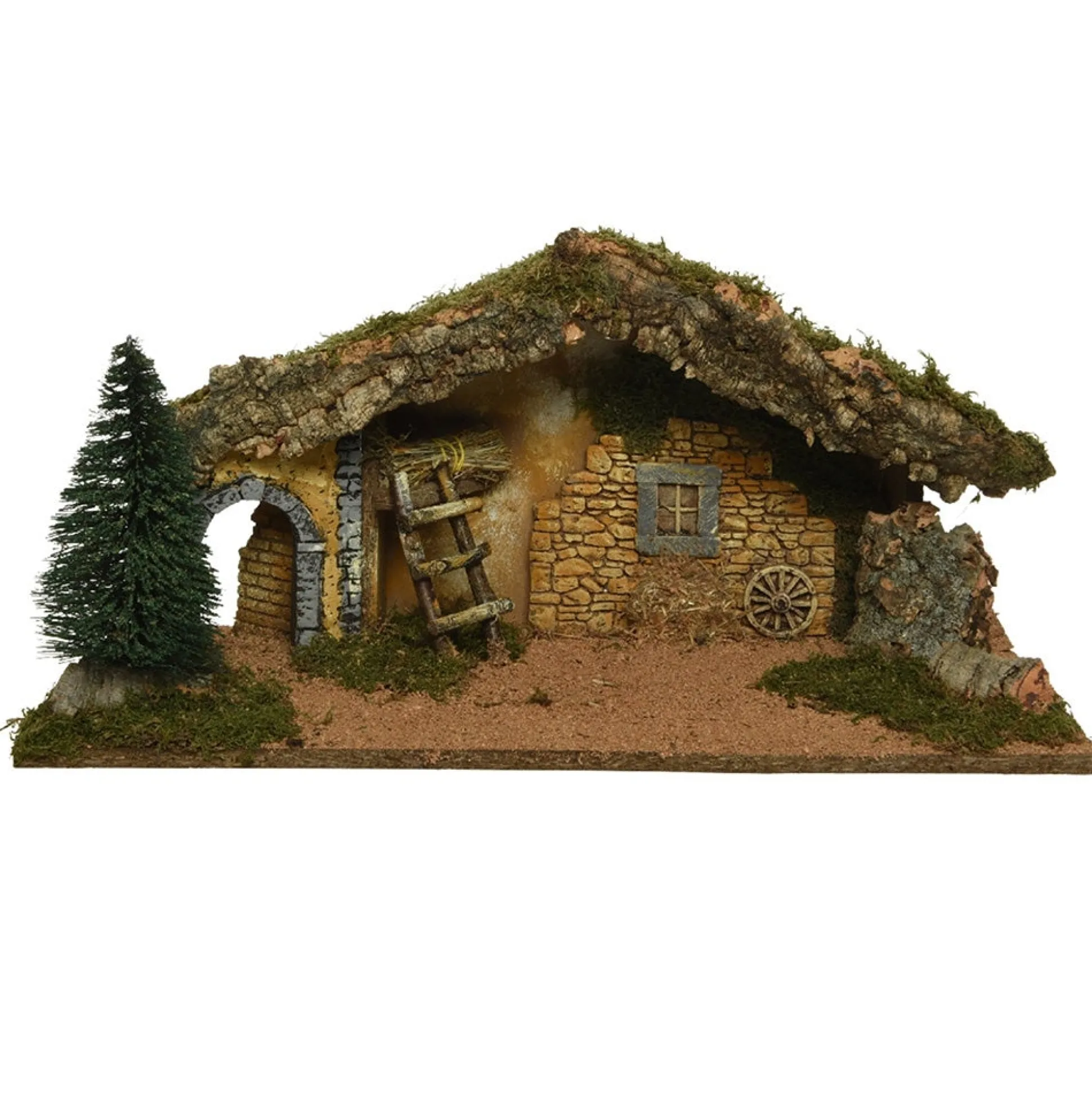 Kerststal led 58 x 25 cm