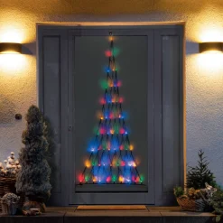 Kerstverlichting net kerstboom 170cm multi