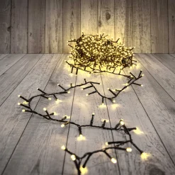Kerstverlichting serpentine 600LED warm wit