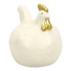 Kip deco creme 10cm