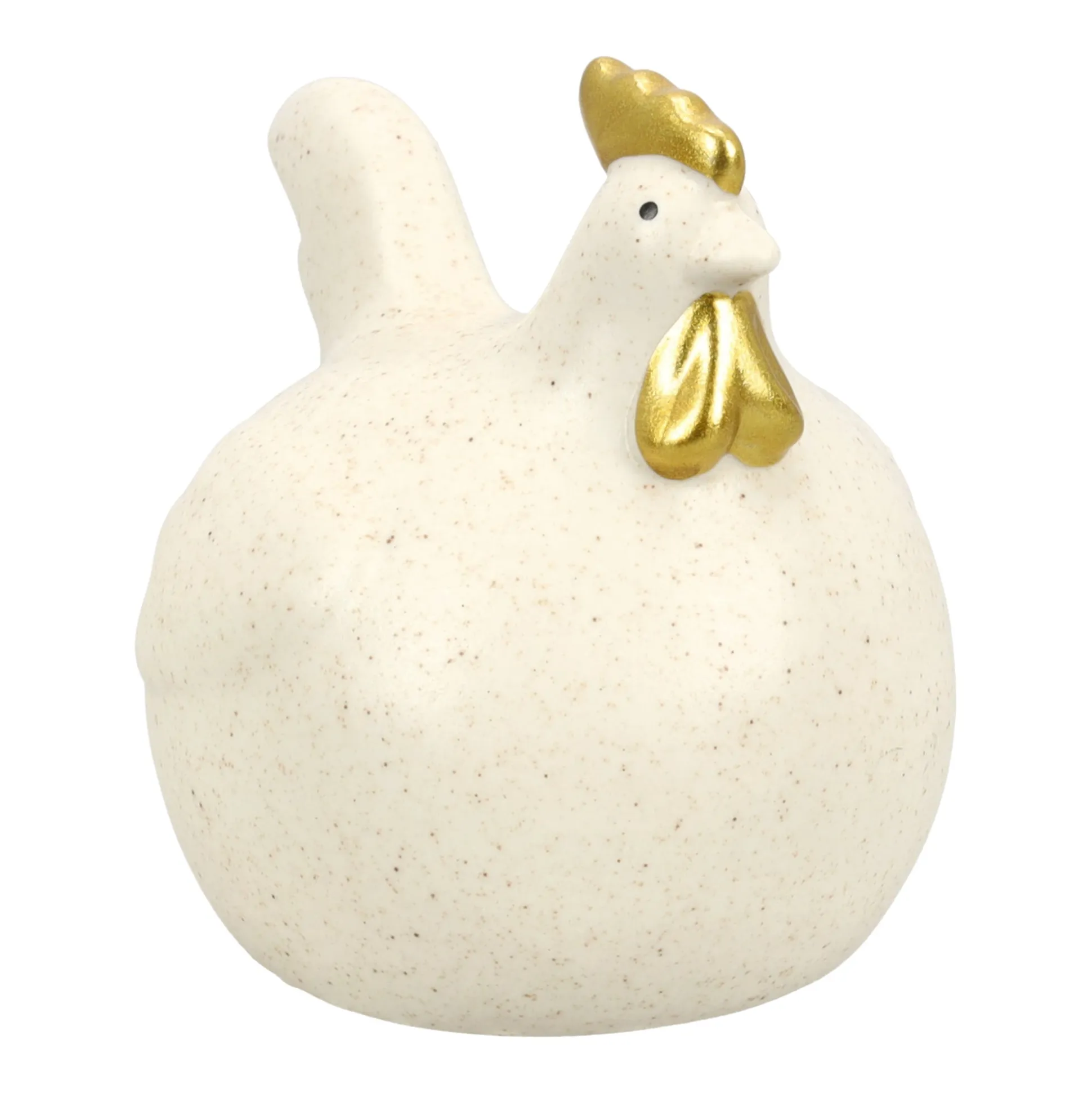 Kip deco creme 10cm