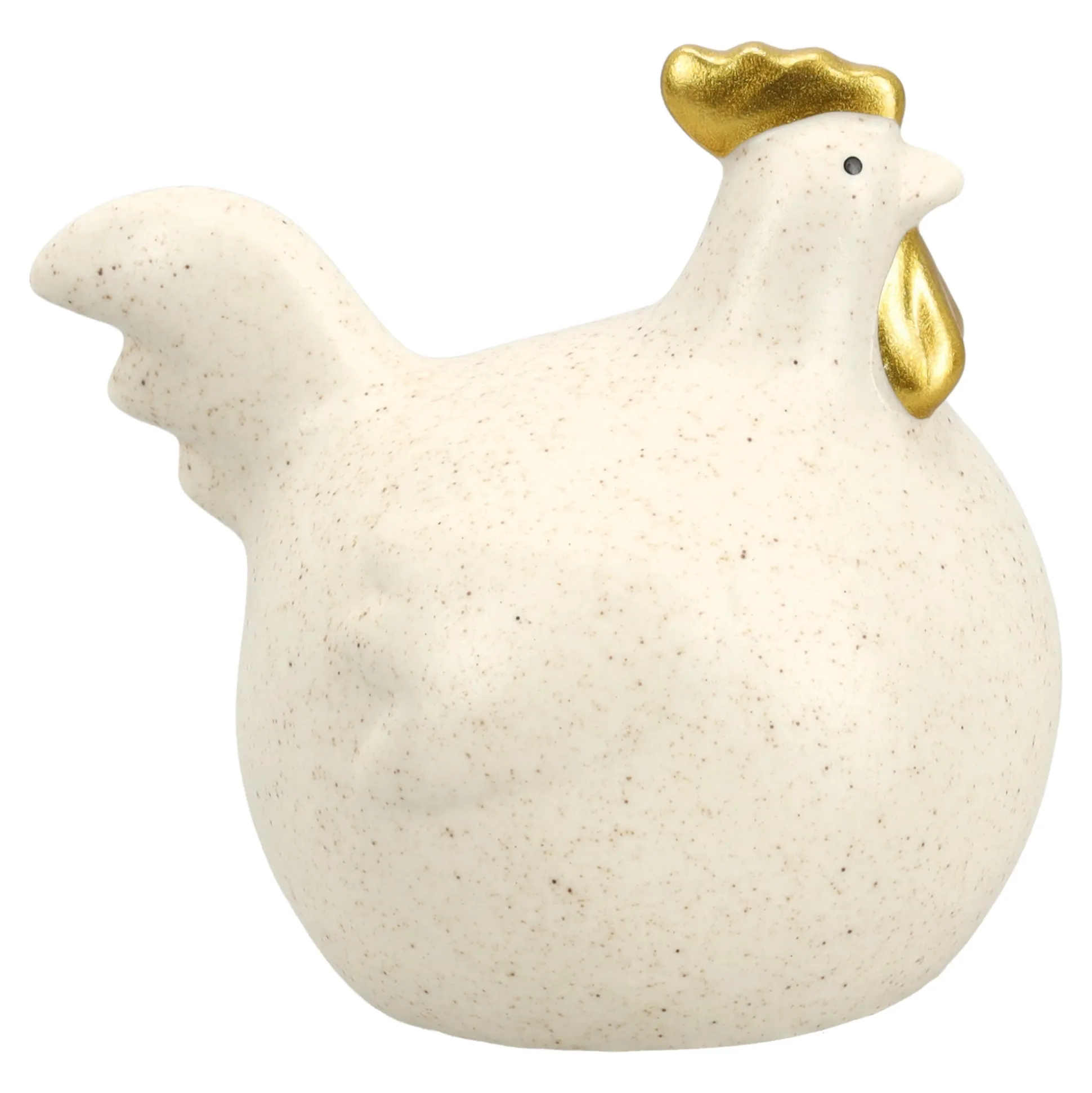 Kip deco creme 10cm