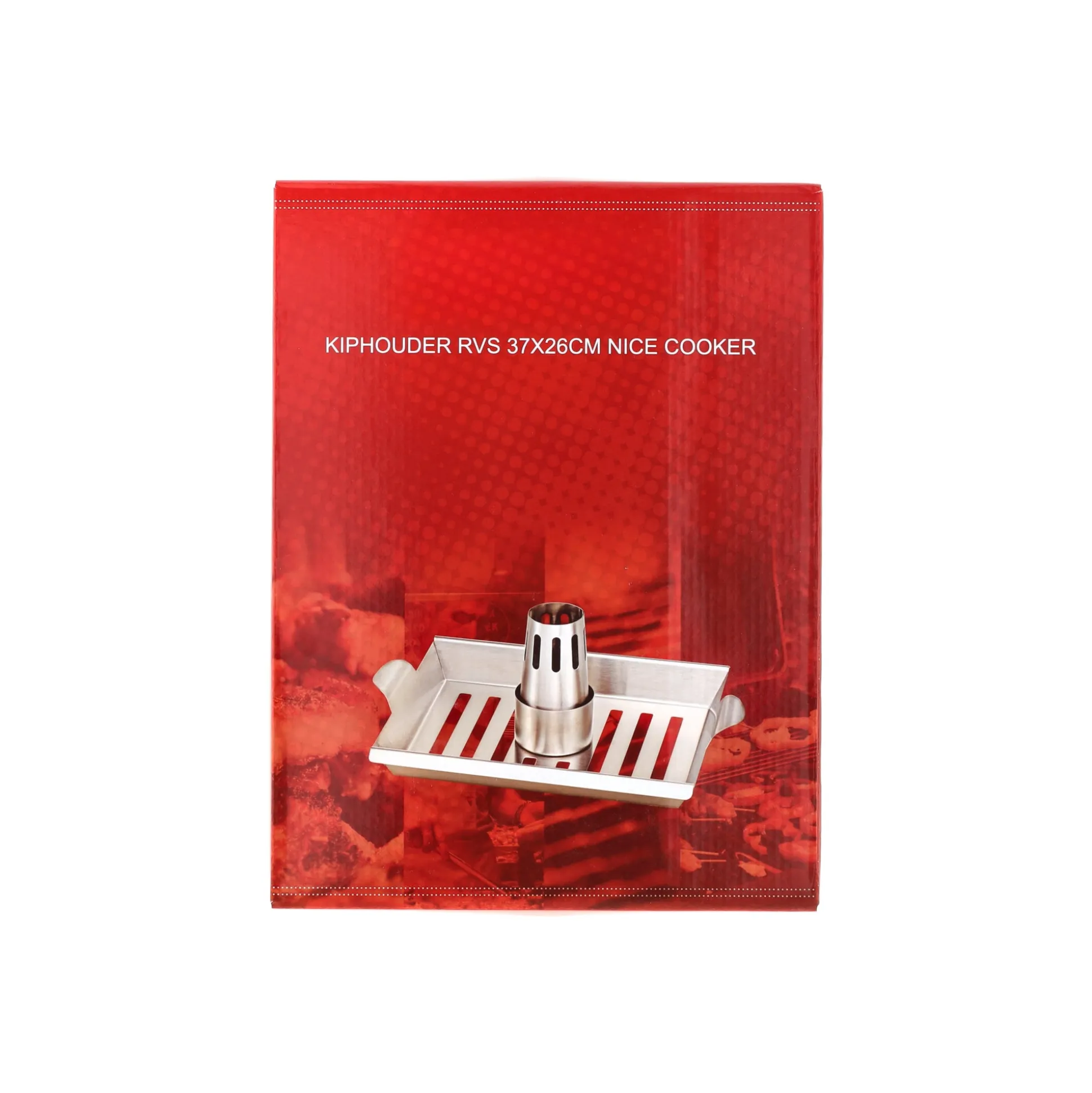Kiphouder RVS 37x26cm