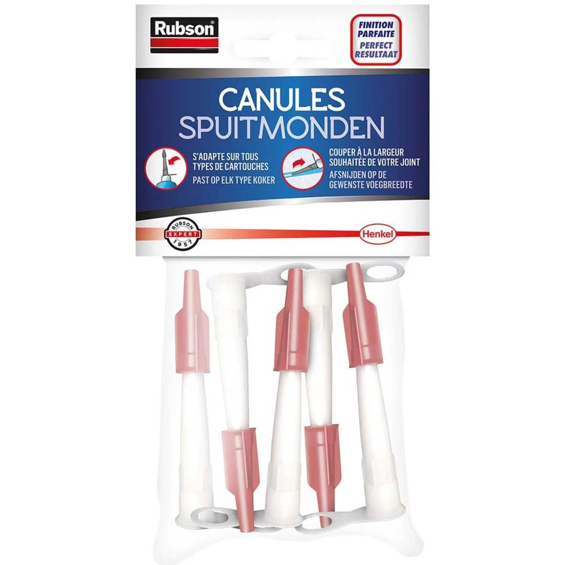 Kit spuitmonden 5st Rubson
