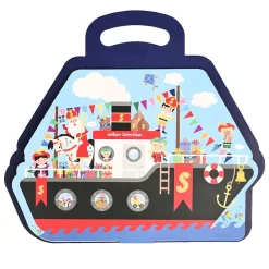 Kleurboek met handvat Sinterklaas