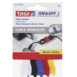 Klittenband kabel tape 12mmx20cm
