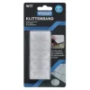 Klittenband plak rondjes 20st wit