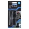 Klittenband plak 20x1000mm zwart