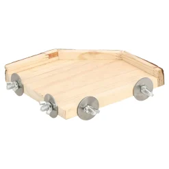 Knaagdier hoek plateau hout 17cm
