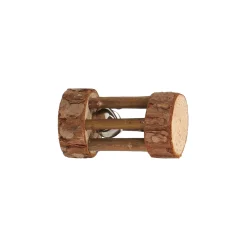 Knaagdier rol+bel natuur 7cm