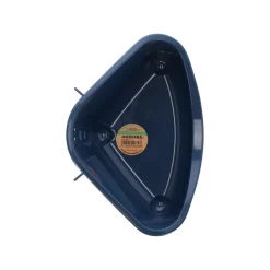 Knaagdiertoilet hoek medium blauw