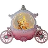 Koets glitter 26cm Roze