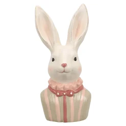 Konijn buste 26cm roze