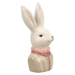 Konijn buste 26cm roze