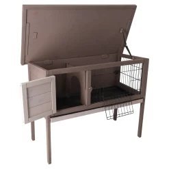 Konijnenhok 92x45x70cm BC01 taupe