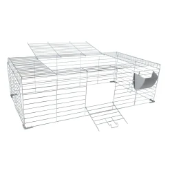 Konijnenkooi Rabbit 100 grijs