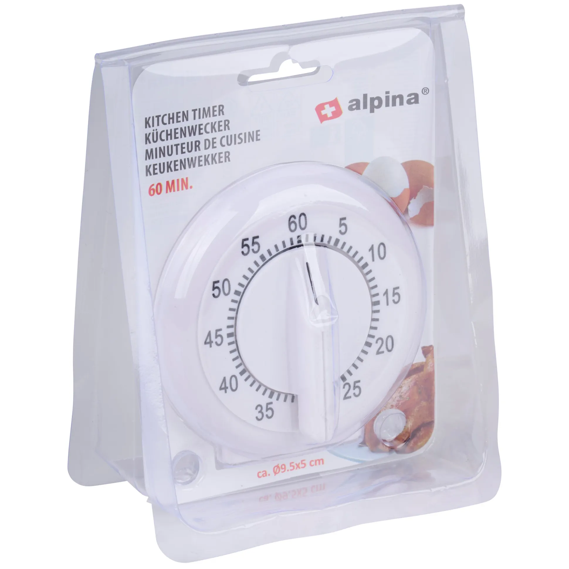 Kookwekker rond Alpina