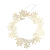Krans metaal 30 cm gold wash