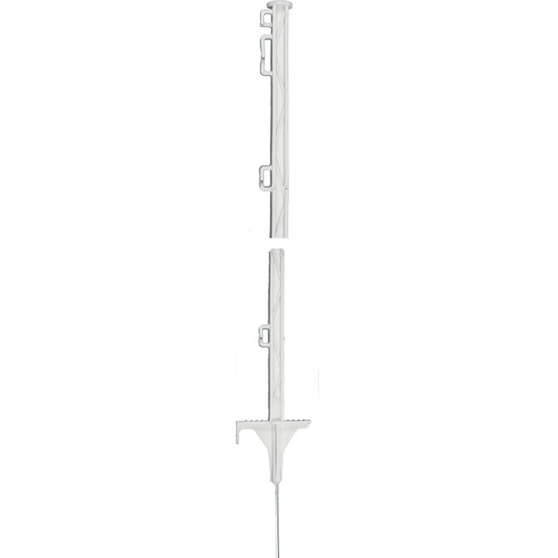 Kunststofpaal wit 70cm Koltec