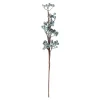 Kunsttak met bessen 50 x 30 x 5 cm groen