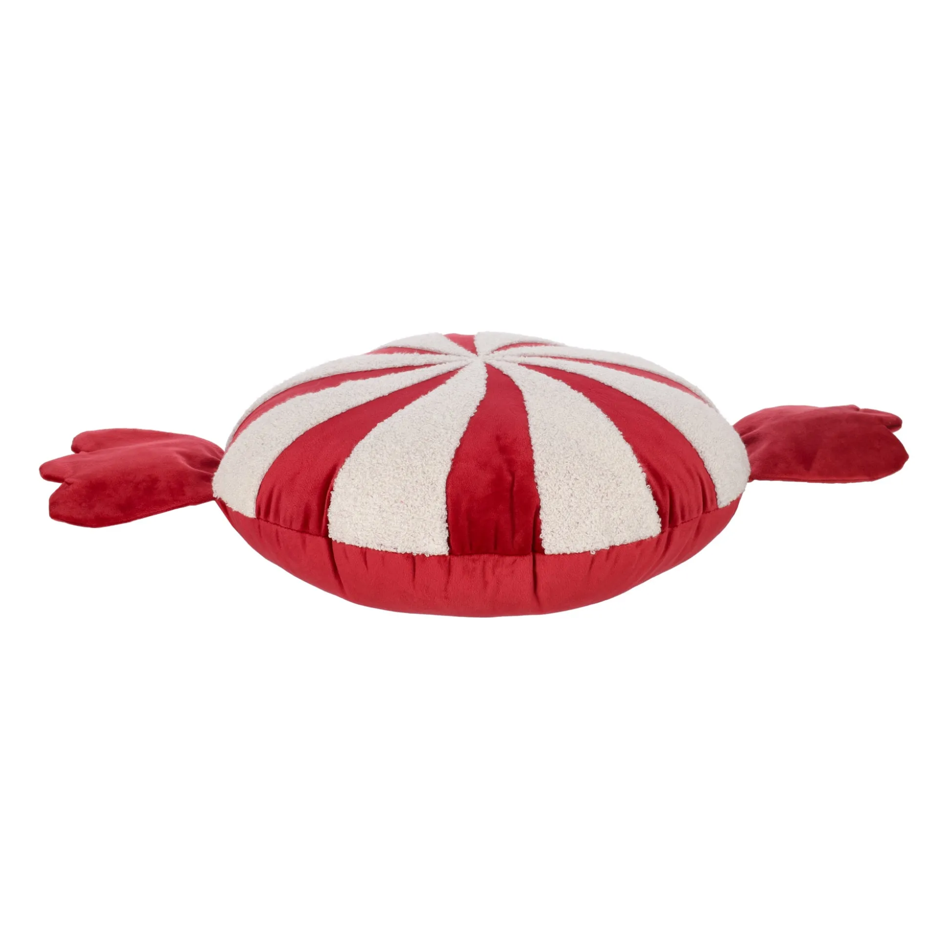 Kussen 38 cm candy rood wit