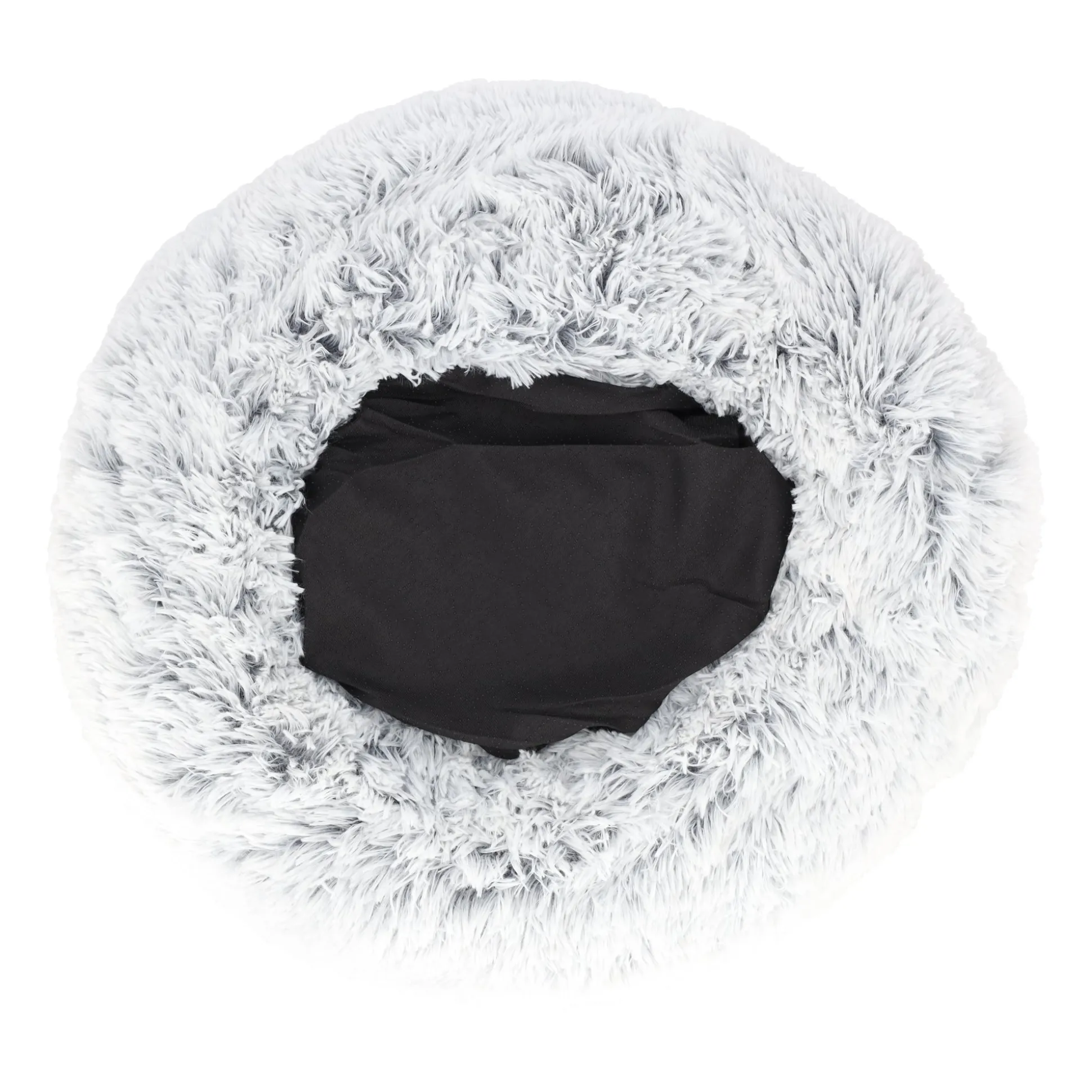 Kussen dier 58cm pluche grijs