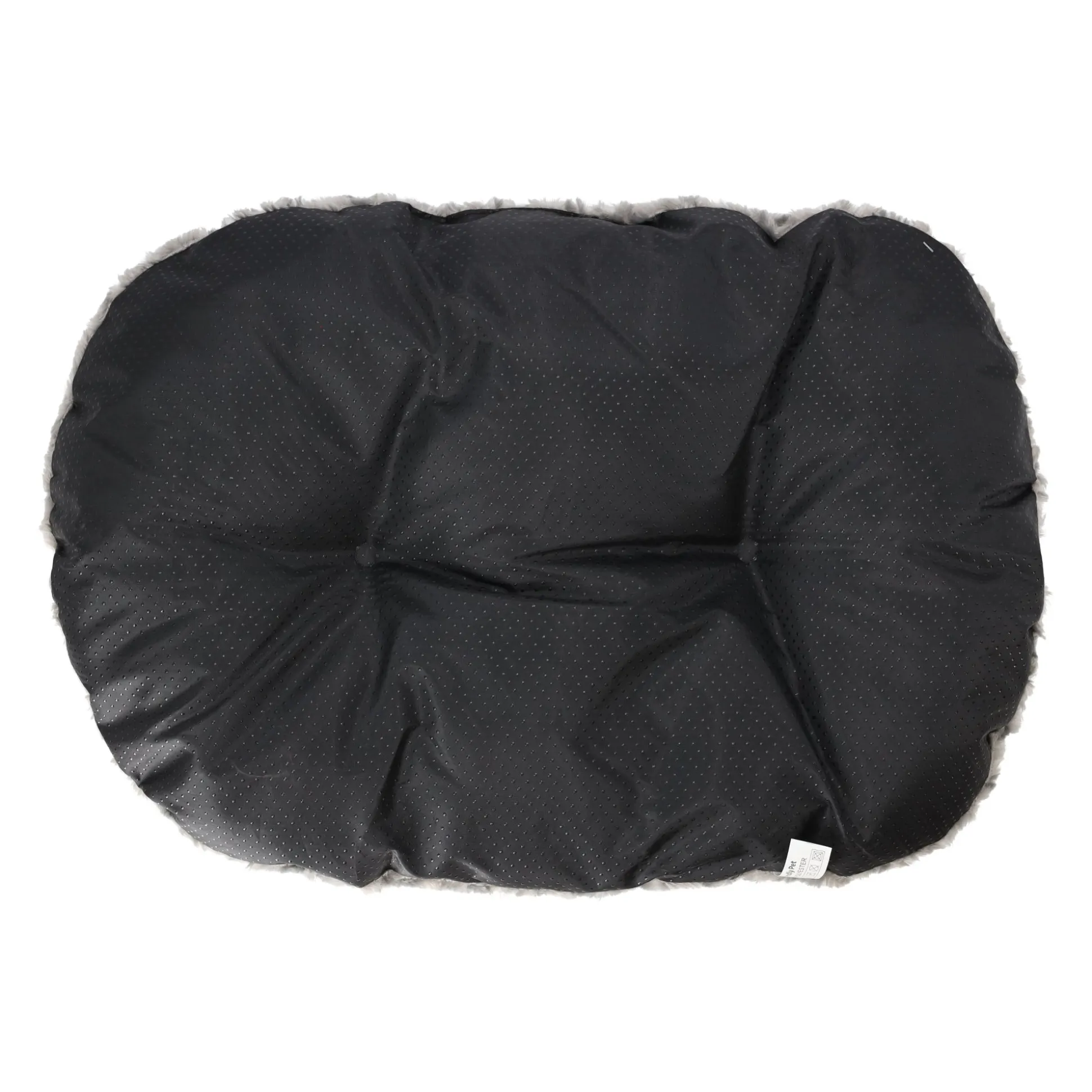 Kussen hond cosy 50x34cm grijs