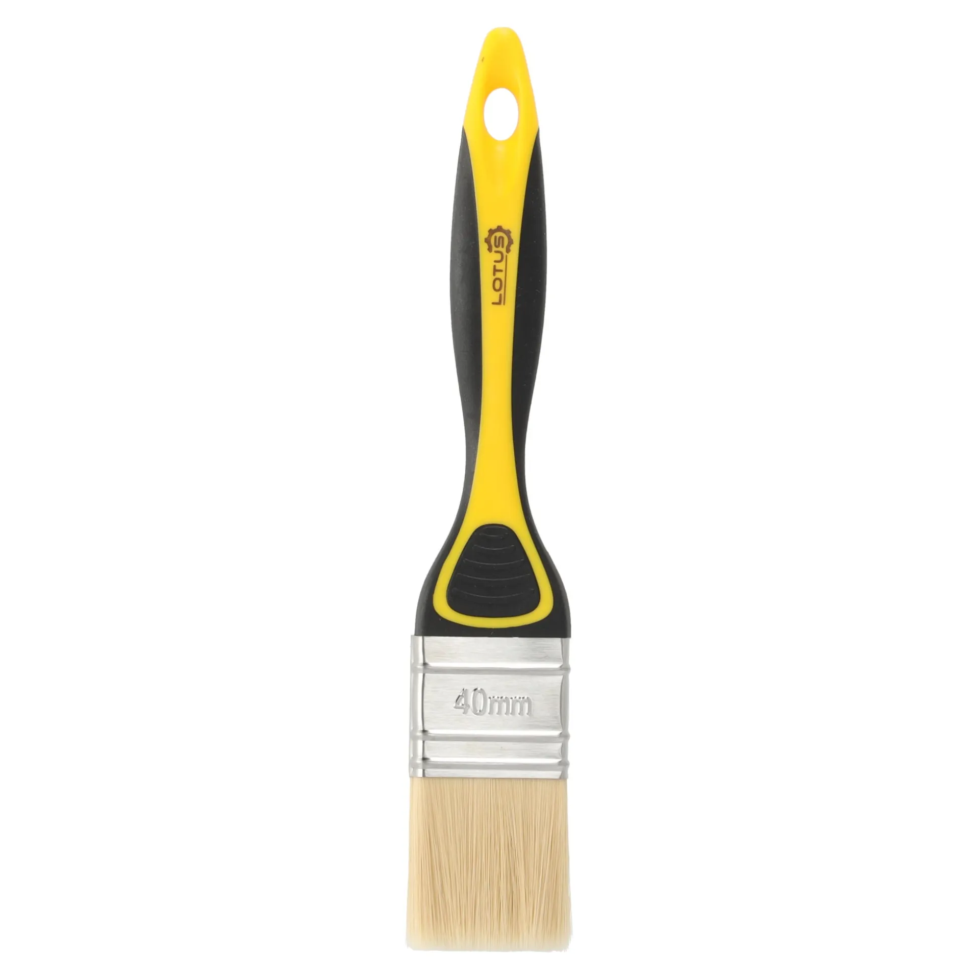 Kwast plat luxe 40 mm terpentine