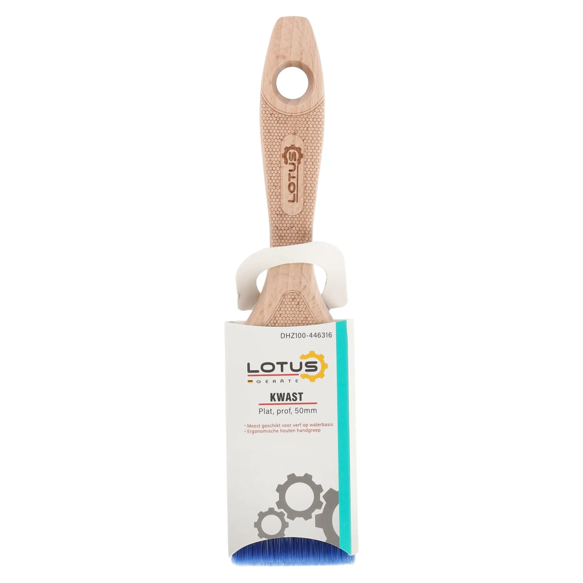 Kwast plat pro 50 mm waterbasis Lotus