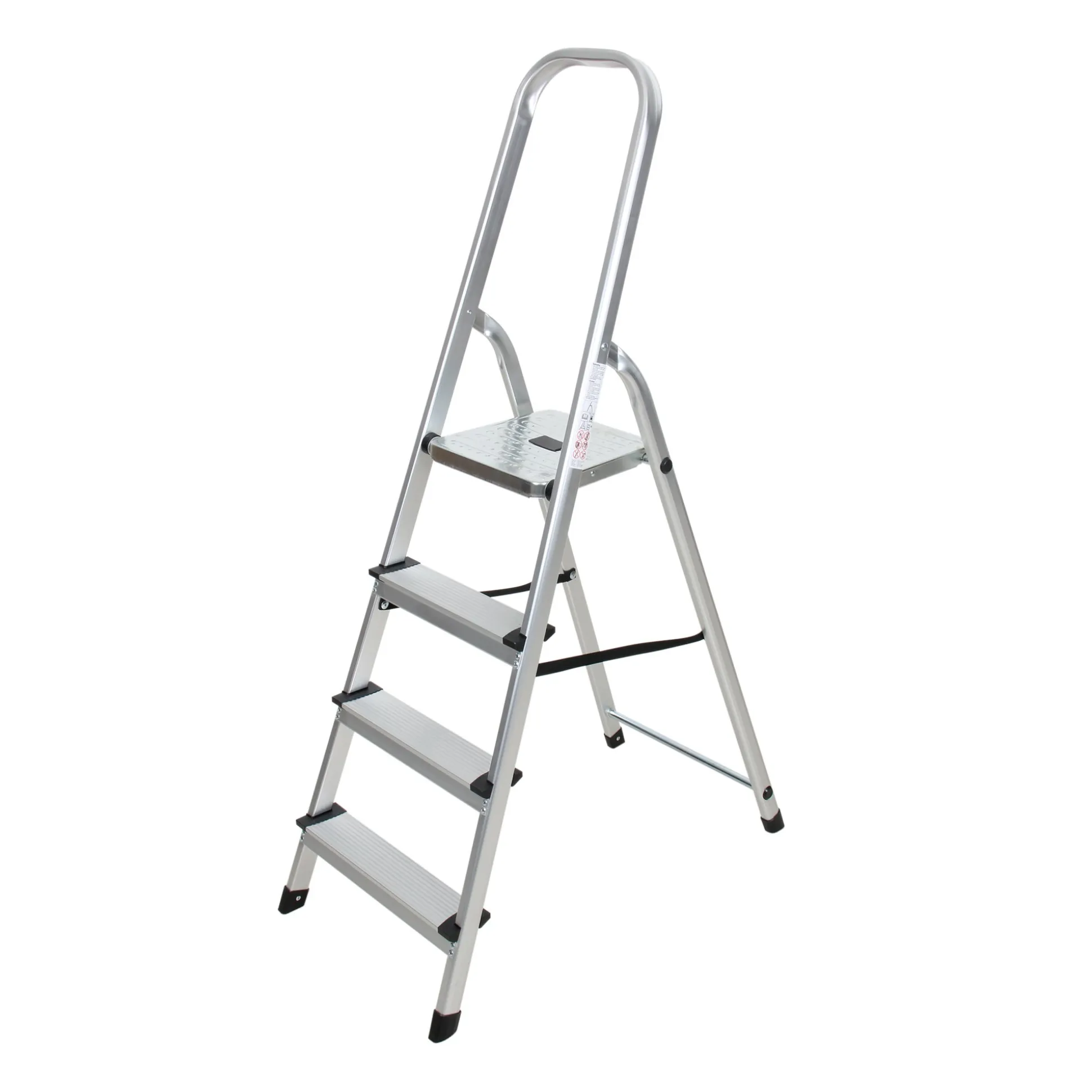 Ladder huishoud 3 treden aluminium pro