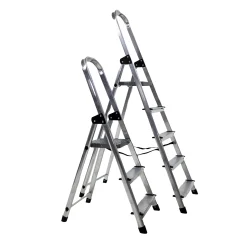 Ladder huishoud basic 5 treden alu