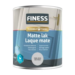 Lak waterb mat p.grijs 1487 750ml