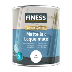 Lak waterb mat wit 1410 750ml