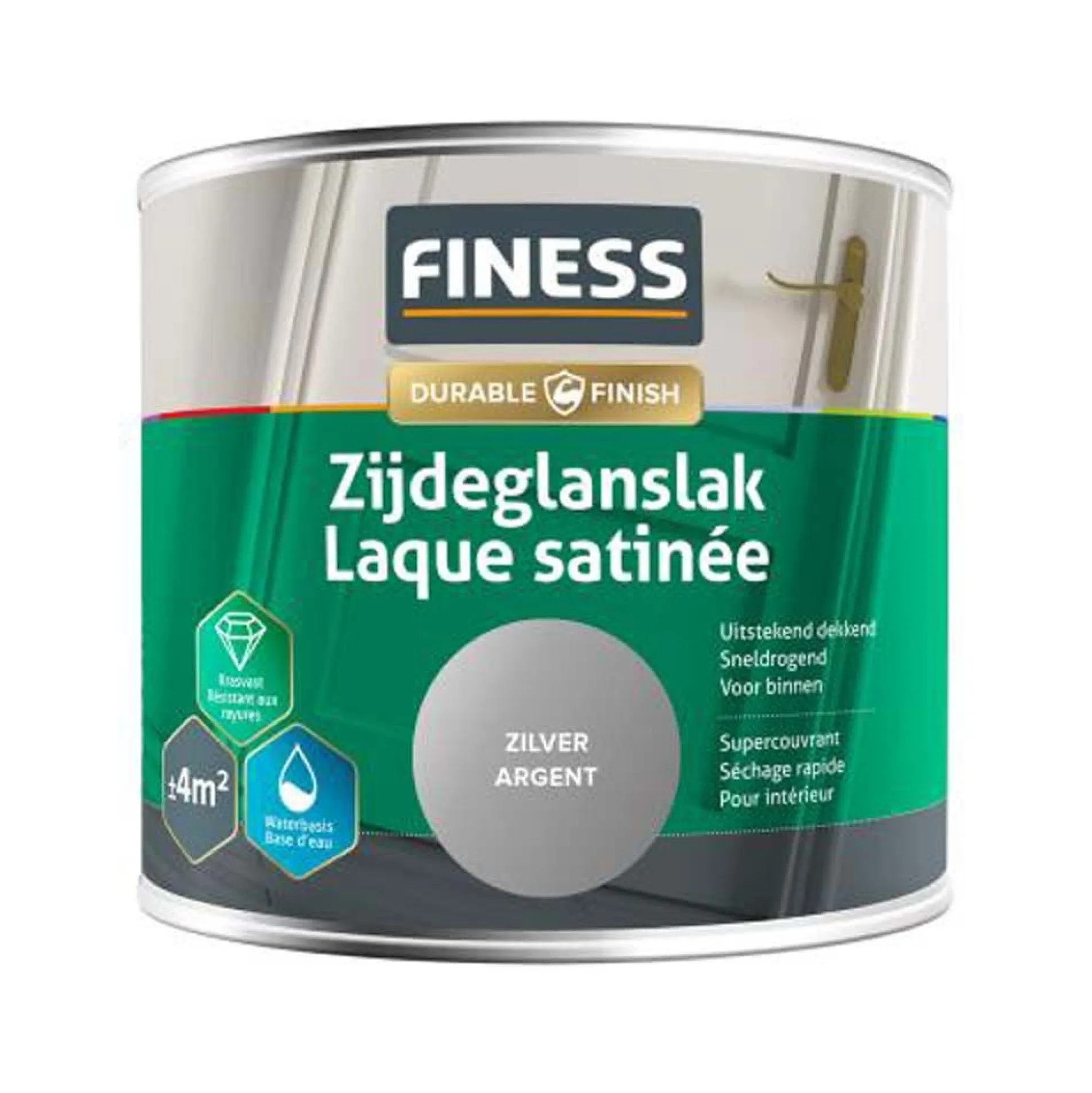 Lak waterb ZG zilver 1405 250ml