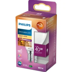 Lamp LED bol mat dimbaar 40W E14