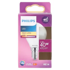Lamp LED bol mat 40W E14 Philips