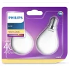 Lamp LED bol mat 40W E14 2st.