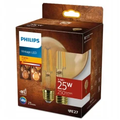 Lamp LED Globe Gold Vintage 25W E27