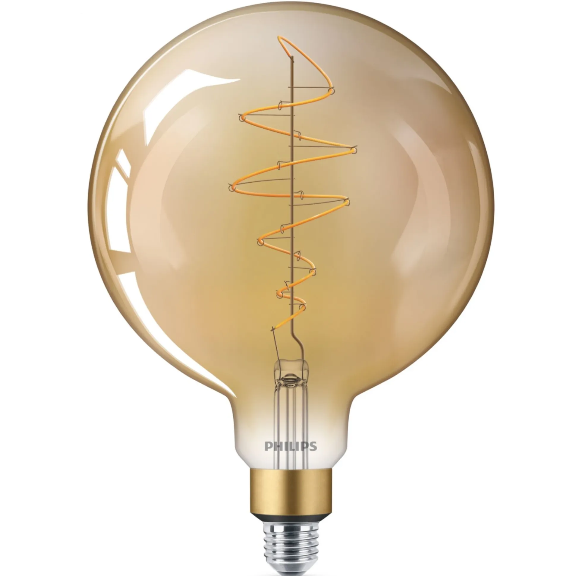 Lamp LED globe met spiraal dimbaar Vintage 40W E27