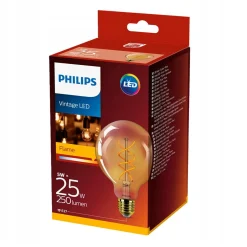 Lamp LED globe met spiraal Vintage 25W E27